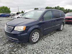 Salvage cars for sale at Mebane, NC auction: 2015 Chrysler Town & Country Touring