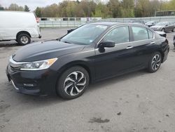 Salvage cars for sale at Assonet, MA auction: 2017 Honda Accord EXL