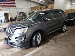 Salvage cars for sale from Copart Ham Lake, MN: 2017 Ford Explorer XLT