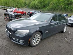 Salvage cars for sale at Marlboro, NY auction: 2013 BMW 740 LXI