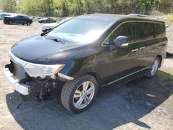 Salvage cars for sale at Marlboro, NY auction: 2012 Nissan Quest S