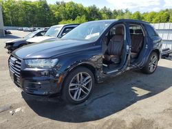 Salvage cars for sale at Exeter, RI auction: 2018 Audi Q7 Prestige