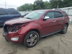 Chevrolet Equinox ltz salvage cars for sale: 2016 Chevrolet Equinox LTZ