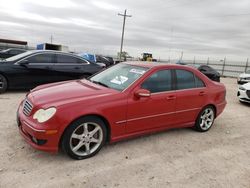 Salvage cars for sale at Andrews, TX auction: 2007 Mercedes-Benz C 230