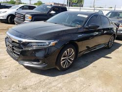 Salvage cars for sale at Dyer, IN auction: 2021 Honda Accord Hybrid EXL