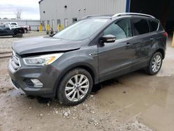 Salvage cars for sale from Copart Appleton, WI: 2017 Ford Escape Titanium