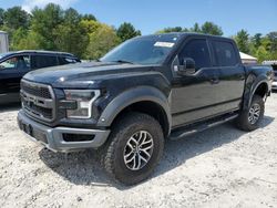 Salvage cars for sale at Mendon, MA auction: 2018 Ford F150 Raptor