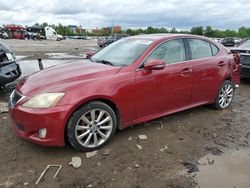 Salvage cars for sale from Copart Columbus, OH: 2009 Lexus IS 250