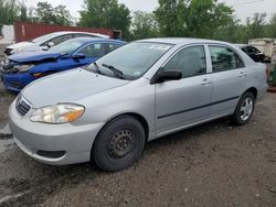 Salvage cars for sale at Baltimore, MD auction: 2006 Toyota Corolla CE