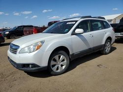 Salvage cars for sale at Brighton, CO auction: 2012 Subaru Outback 2.5I