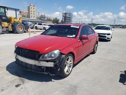 Salvage cars for sale from Copart New Orleans, LA: 2014 Mercedes-Benz C 250