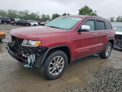 Salvage cars for sale from Copart Baltimore, MD: 2015 Jeep Grand Cherokee Limited
