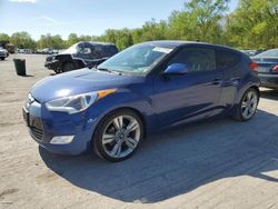 Salvage cars for sale at Ellwood City, PA auction: 2017 Hyundai Veloster