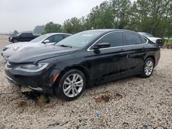 Salvage cars for sale at Houston, TX auction: 2015 Chrysler 200 Limited