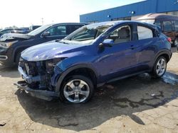 Salvage cars for sale at Woodhaven, MI auction: 2017 Honda HR-V LX