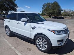 Salvage cars for sale from Copart Anthony, TX: 2014 Land Rover Range Rover Sport HSE