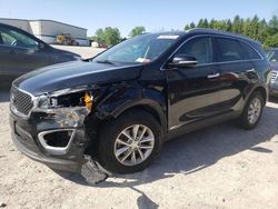 Salvage cars for sale at Leroy, NY auction: 2016 KIA Sorento LX