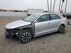 Salvage cars for sale at Van Nuys, CA auction: 2015 Volkswagen Jetta Hybrid
