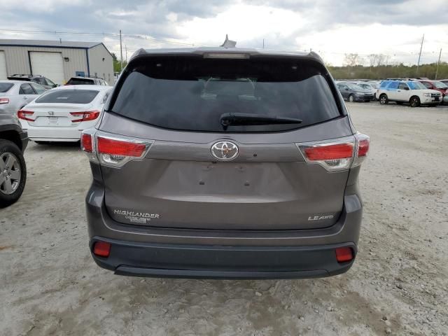 2016 Toyota Highlander LE