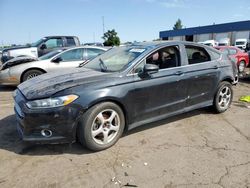 Salvage cars for sale at Woodhaven, MI auction: 2015 Ford Fusion S