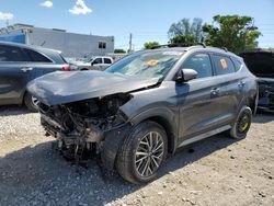 Hyundai Tucson Limited salvage cars for sale: 2021 Hyundai Tucson Limited