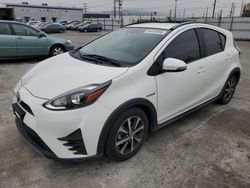Salvage cars for sale from Copart Sun Valley, CA: 2018 Toyota Prius C