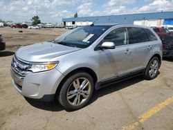 Salvage cars for sale at Woodhaven, MI auction: 2012 Ford Edge Limited