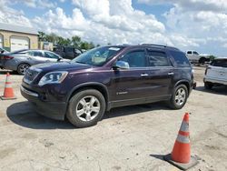 Salvage cars for sale at Pekin, IL auction: 2008 GMC Acadia SLT-2