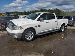 Salvage cars for sale from Copart Harleyville, SC: 2017 Dodge RAM 1500 Longhorn