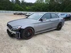 Salvage cars for sale at Austell, GA auction: 2015 Mercedes-Benz C 63 AMG-S