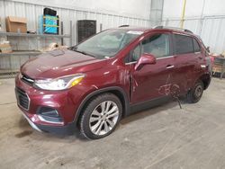 Carros salvage para piezas a la venta en subasta: 2017 Chevrolet Trax Premier