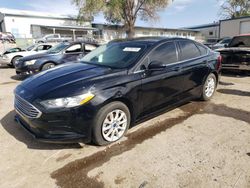 Salvage cars for sale at Albuquerque, NM auction: 2017 Ford Fusion S