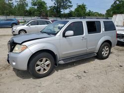 Salvage cars for sale from Copart Hampton, VA: 2008 Nissan Pathfinder S
