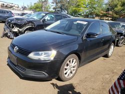 Salvage cars for sale at New Britain, CT auction: 2011 Volkswagen Jetta SE