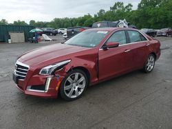 Salvage cars for sale from Copart Ellwood City, PA: 2016 Cadillac CTS Luxury Collection