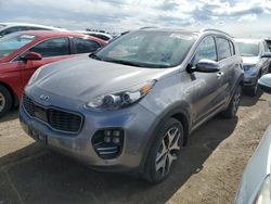 Salvage cars for sale at Brighton, CO auction: 2017 KIA Sportage SX