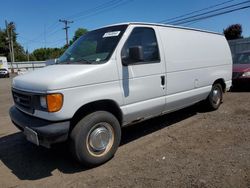 Salvage trucks for sale at New Britain, CT auction: 2005 Ford Econoline E250 Van