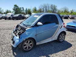 Smart Fortwo salvage cars for sale: 2013 Smart Fortwo Pure