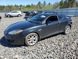Salvage cars for sale at Windham, ME auction: 2008 Hyundai Tiburon GT