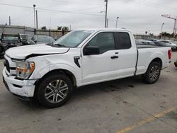 Salvage cars for sale at Los Angeles, CA auction: 2021 Ford F150 Super Cab