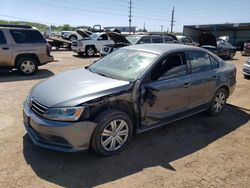 Salvage cars for sale at Colorado Springs, CO auction: 2015 Volkswagen Jetta TDI