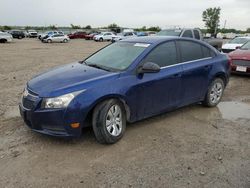 Salvage cars for sale at Kansas City, KS auction: 2012 Chevrolet Cruze LS
