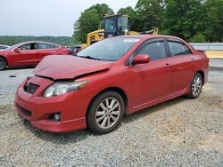 Salvage cars for sale from Copart Concord, NC: 2010 Toyota Corolla Base