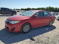 Salvage cars for sale from Copart New Braunfels, TX: 2014 Toyota Camry L
