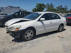 Honda Accord SE Vehiculos salvage en venta: 2007 Honda Accord SE