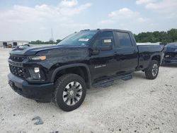 Salvage cars for sale at New Braunfels, TX auction: 2023 Chevrolet Silverado K2500 Custom