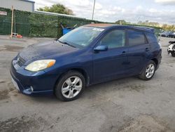 Salvage cars for sale from Copart Orlando, FL: 2006 Toyota Corolla Matrix XR