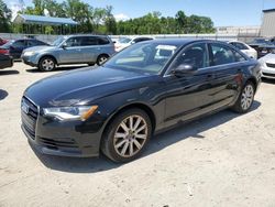 Salvage cars for sale at Spartanburg, SC auction: 2015 Audi A6 Premium