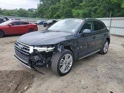Salvage cars for sale at Shreveport, LA auction: 2018 Audi Q5 Premium Plus