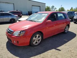 Salvage cars for sale at Woodburn, OR auction: 2007 KIA SPECTRA5 SX
